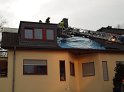 Dachstuhlbrand Koeln Bocklemuend Untere Dorfstr P178